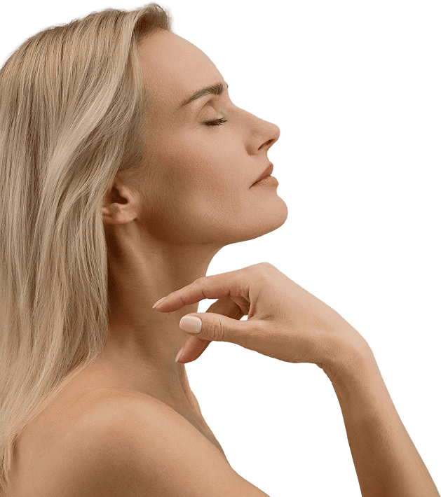 Woman with healthy skin